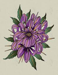 chrysanthemum old tattoo 3554098