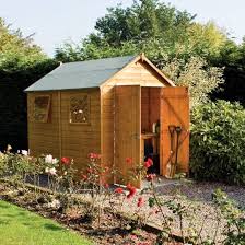 8ft Wooden Apex Garden Shed