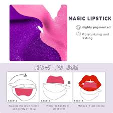 hosaily color changing lipstick set 3