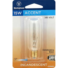 The size of the base is expressed as number and will appear right next to the base style on the packaging. Westinghouse Light Bulb Incandescent 15 Watts Houchen S My Iga