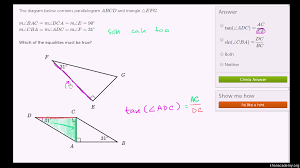 Solving for a side in a right triangle using the trigonometric ratios, solving for an angle in a right triangle using the trigonometric ratios. Trigonometry Geometry All Content Math Khan Academy