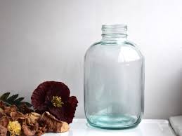 Clear Glass Jar Floor Vase Crock Pot