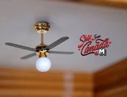 1 12 Miniature Ceiling Fan With Led