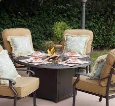 patio sets with fire pits