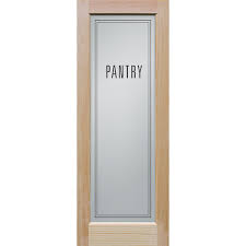 6 8 Tall Modern Pantry Glass Pine