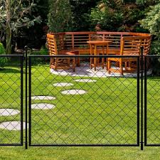 Metal Diamond Mesh Garden Fence Panel