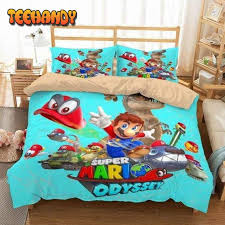 Super Mario Wii U Duvet Cover Bedding Set
