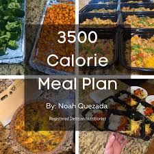 3500 calorie meal plan noahs nutrition
