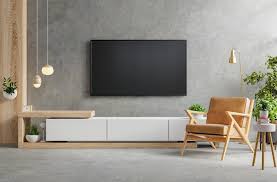 Cabinet Tv In Modern Living Room