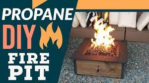 It's nice to sit around the fire without the to light the fire pit: Cheap Diy Propane Fire Pit Step By Step Instructions Youtube
