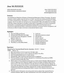 A resume summary can help effectively gain the attention of employers looking for candidates like you. Rural Carrier Associate Resume Example Company Name South Park Pennsylvania