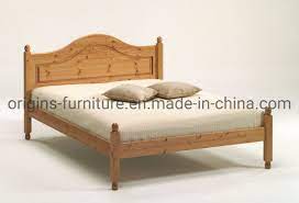 Solid Pine Bed Frame Double China Bed