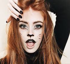 catwoman mask face redhead