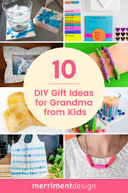 10 diy gift ideas for grandma that kids