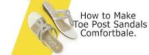 how-do-i-make-my-toe-posts-more-comfortable