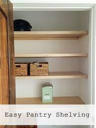 Brackets can also be used to support 16 in. Easiest Pantry Or Closet Shelving Ana White