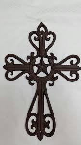 Cast Iron Cross Wall Hanging By