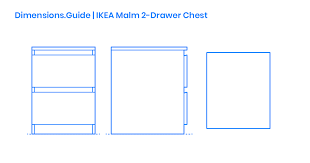 Ikea Malm 2 Drawer Chest Dimensions