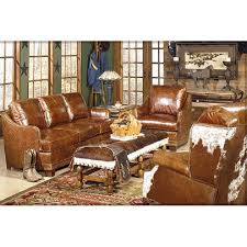brown leather couch from the furniture