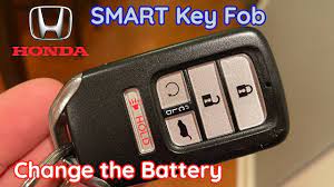 honda key fob battery replacement diy