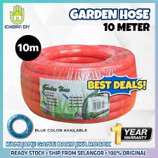 10m Pvc Garden Hose Standard Size 16mm