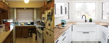 before after kitchen renovation