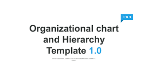 Organizational Chart And Hierarchy Template 1 0 Professional