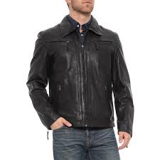 Bod Christensen Adel Black Leather Jacket For Men