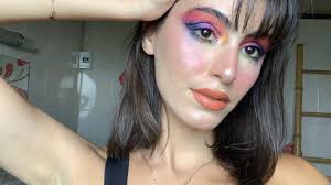 colorful editorial makeup