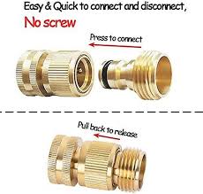 Garden Hose Quick Connect Solid Brass