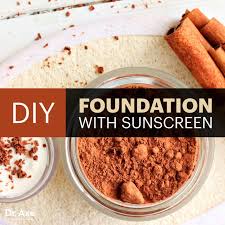 Diy Foundation Makeup With Sunscreen Dr Axe