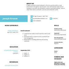 Fast, easy and simple to use. Cv Examples And Cv Templates Studentjob Uk