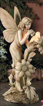 Elegant Fairy Statue Stone Fairy