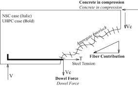 dowel action and shear strength