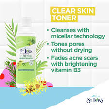 st ives solutions 3 in 1 face toner for