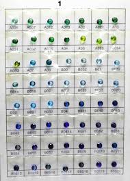 Glass Color Chart B1