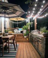 Patio String Lighting Ideas For Dining