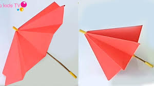 How To Make Paper Umbrella