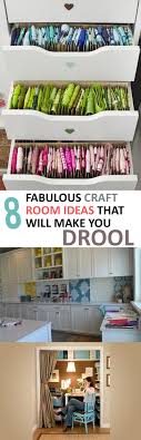 Welcome to the cozy craft room. 8 Fabulous Craft Rooms That Will Make You Drool Sunlit Spaces Diy Home Decor Holiday And More
