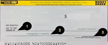 How To Fill Out A Money Order Western Union
