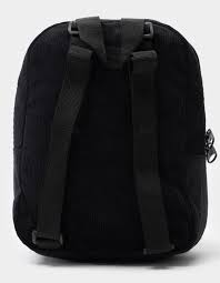 ies corduroy mini backpack black
