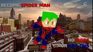 how to become spider man in minecraft