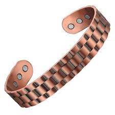 Amazon.com: Mens Pure Copper Ultra Strength Magnets Gear Cuff Bracelets -  Adjustable - Detox Lymphatic Drainage - Heavyweight Steampunk Cuff Style -  Women Unisex - Earth Therapy : Health & Household