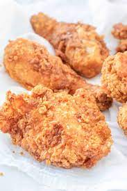 Carefully flip the chicken pieces with tongs and cook until the second side is golden brown. Southern Fried Chicken This Silly Girl S Kitchen