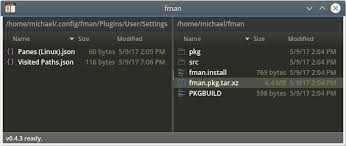 fman is out on arch linux fman