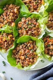 asian lettuce wraps with ground