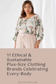 sustainable plus size clothing brands