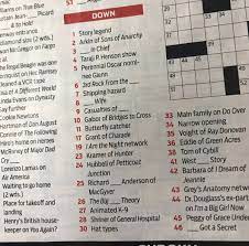 Whether the skill level is as a beginner or something more advanced, they're an ideal way to pass the time when you have nothing else to do like waiting in an airport, sitting in your car or as a means to. Kin Shriner On Twitter This Weeks Tv Guide Crossword Puzzle 2 Generalhospital Actors In I Hope U Know 25 And 28 Down