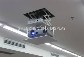 ceiling mounted motorized projector