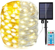 105 ft 300 led solar string lights